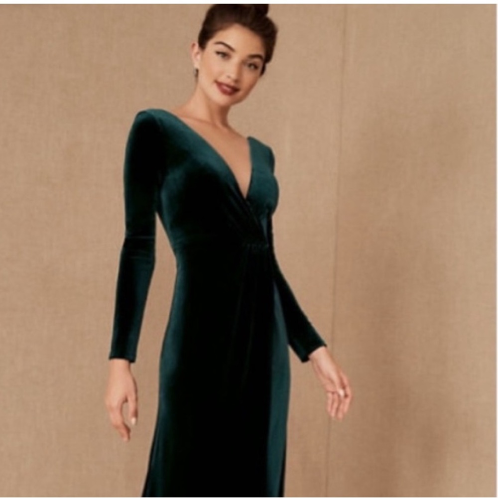 Jenny Yoo Emerald Green Bridesmaids Dress